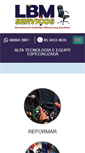 Mobile Screenshot of lbmservicos.com